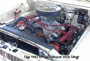 1965 Plymouth Satellite 440 engine