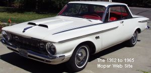 1962 Plymouth Fury driver's side front