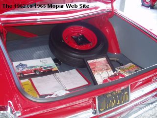 1962 Dart Max Wedge 413 trunk