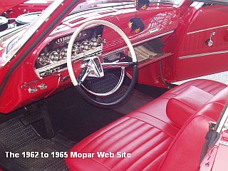 1962 Dart Max Wedge 413 interior