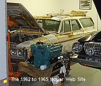 1963 Plymouth Fury in garage