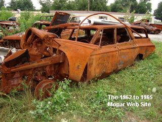 1963 Plymouth Savoy donor burned body