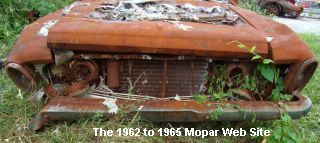 1963 Plymouth Fury burned dash