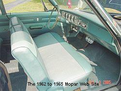 1964 Plymouth Savoy, front interior