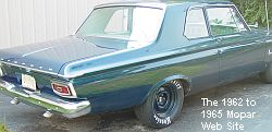 1964 Plymouth Savoy, rear view