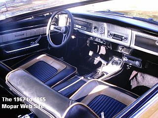 1965 Dodge Coronet 500 interior