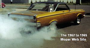 Poly 318 powers 1965 Dodge Coronet 500 burnout!
